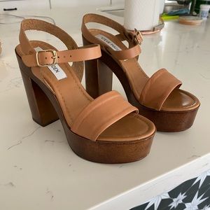Steve Madden platform ankle strap sandals